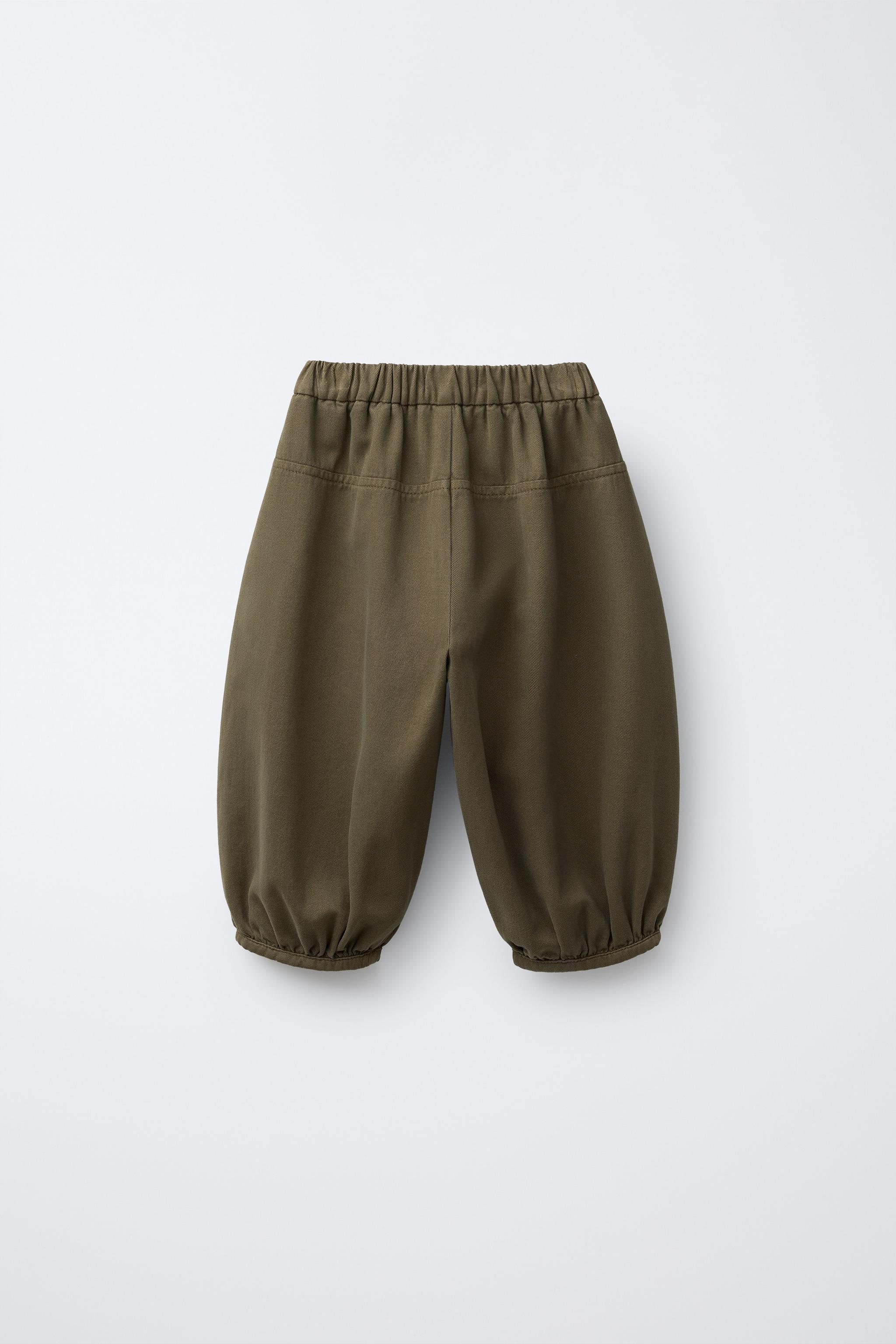 PANTALON BOMBACHO À PINCES